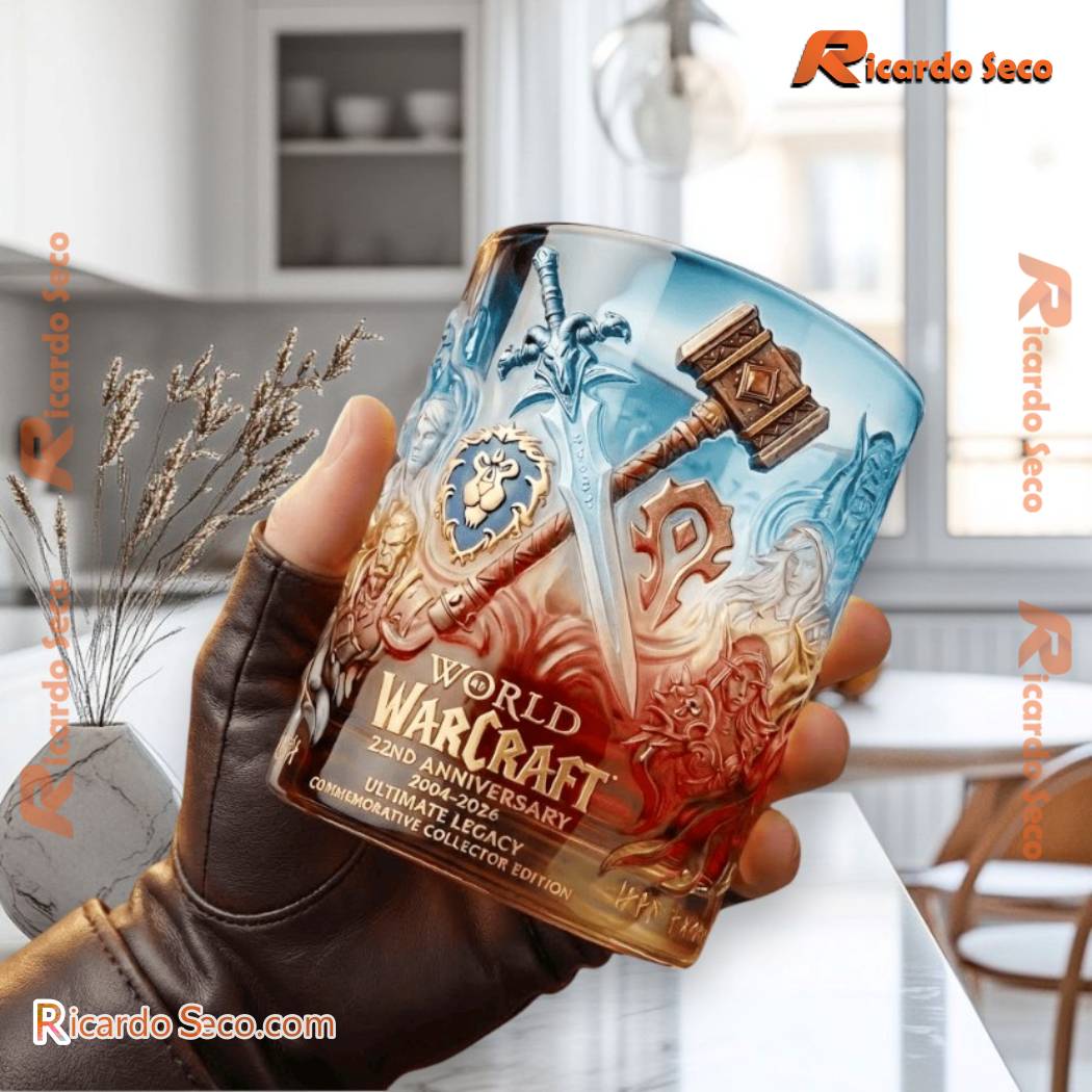 World Of Warcraft 22nd Anniversary Ultimate Legacy Whiskey Glass-a LjgqrRY