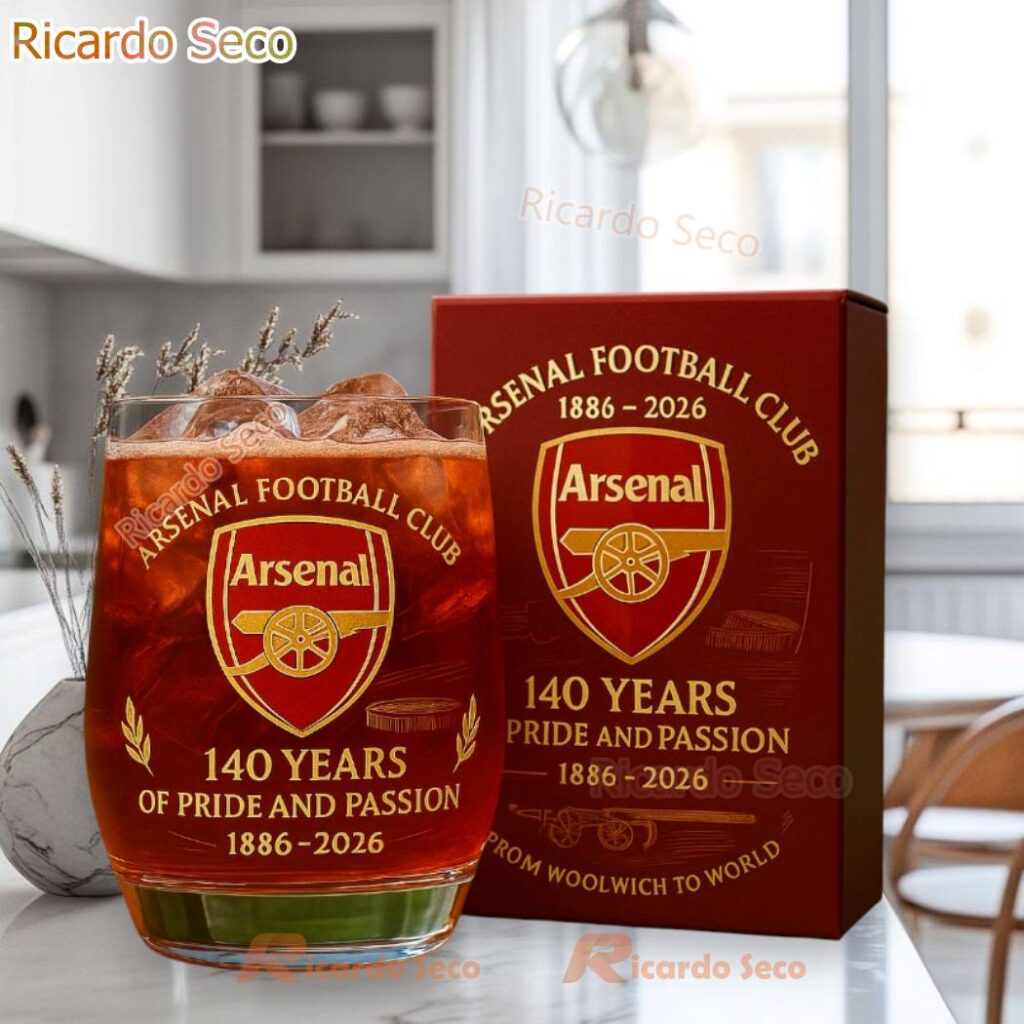 Bracciale Ufficiale Arsenal FC In Silicone - Chiusura In Acciaio Inox Con Stemma - Regalo Natale, Compleanno - 2
