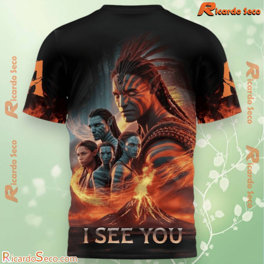 Avatar Fire And Ash I See You T-shirt-b NU5MZcy