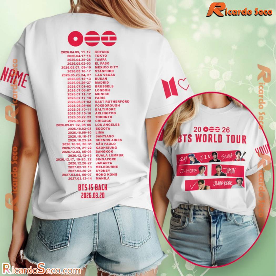 BTS World Tour 2026 Premium 3D T-shirt BTS World Tour 2026 Premium 3D T-shirt mZvlrBz