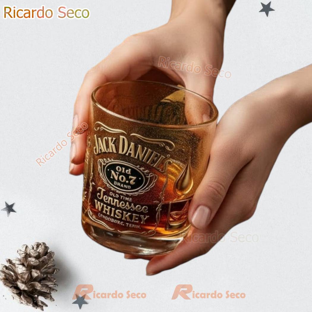 Jack Daniel's Old No 7 Tennessee Whiskey Glass-a wsahzWt