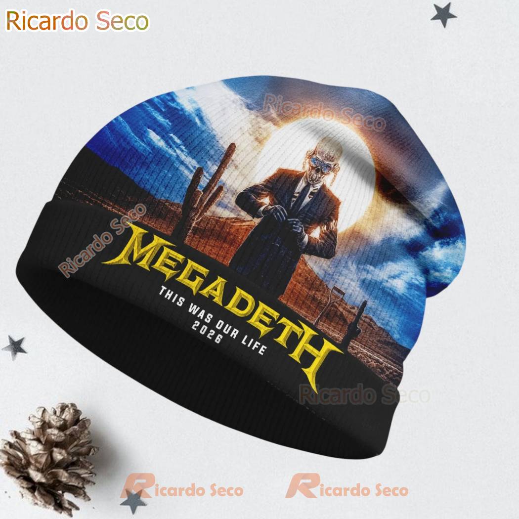 Megadeth This Was Our Life 2026 Beanie Hat-b POKj3Yx