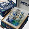 Seattle Seahawks 2026 Super Bowl Champions 12th Man Whiskey Glass 14quX3B