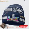 Seattle Seahawks NFL 2026 Super Bowl Beanie Hat 4VHIBcX