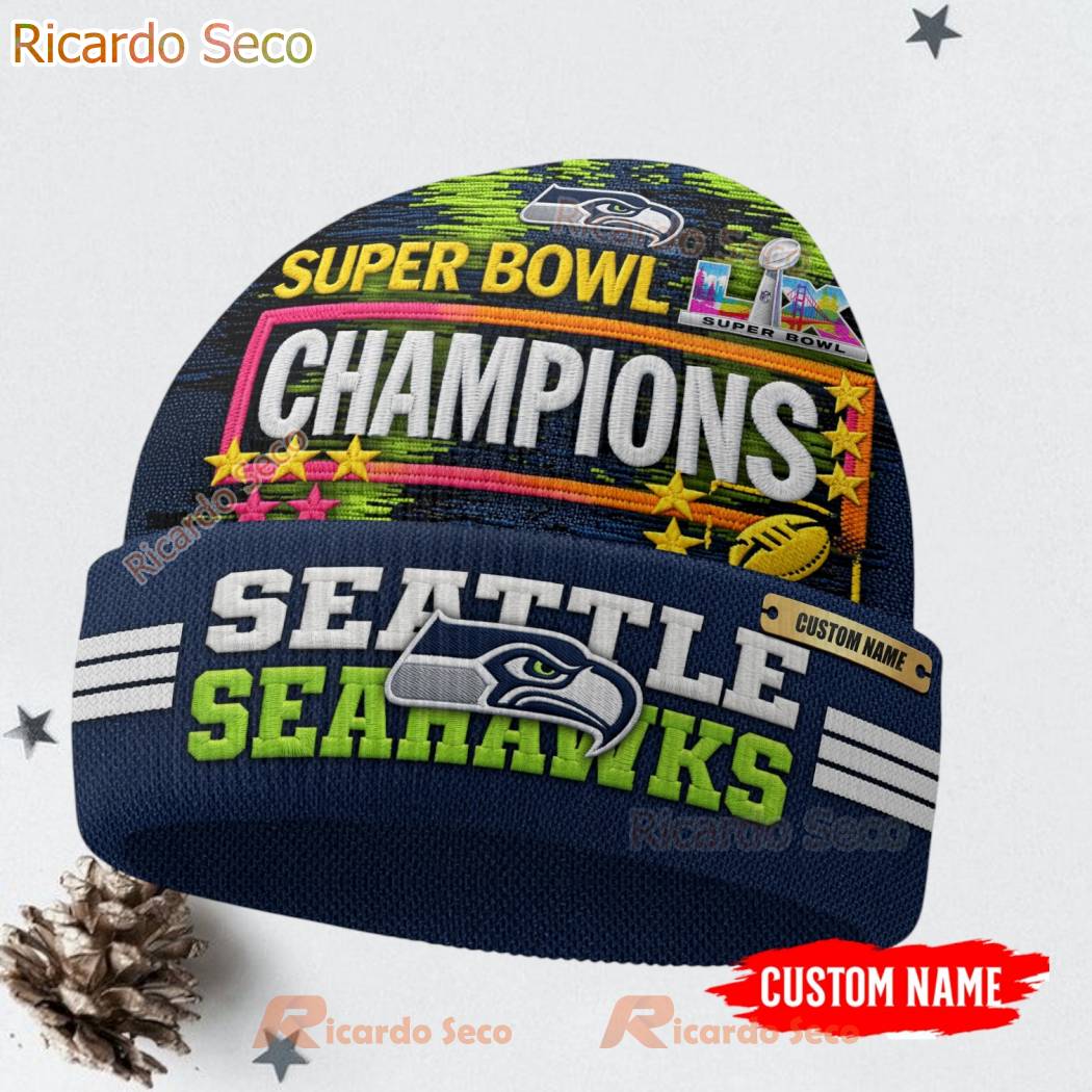 Seattle Seahawks NFL 2026 Super Bowl Beanie Hat-a VbneoGL