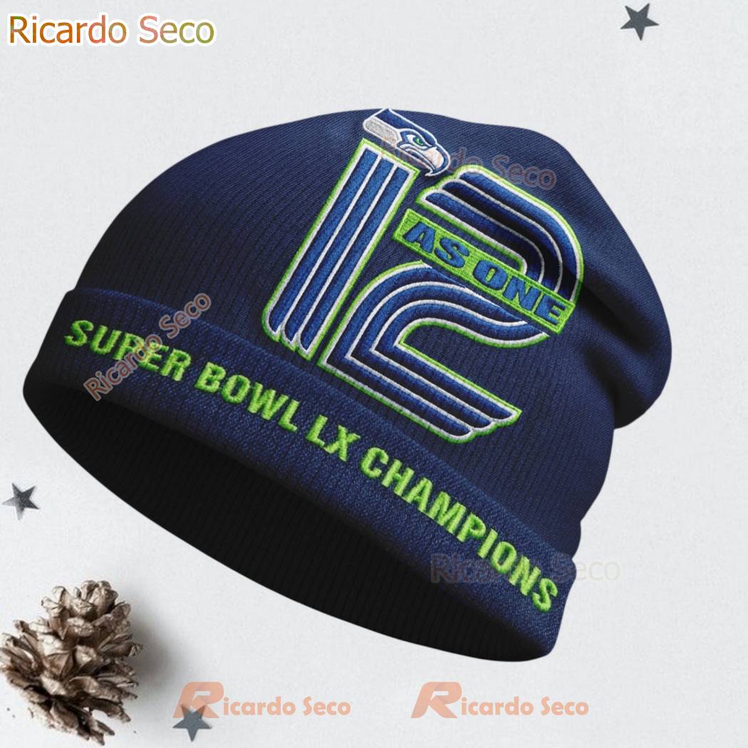Seattle Seahawks Premium NFL 2026 Super Bowl Beanie Hat-c DPAaWr5