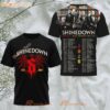 Shinedown Dance Kid Dance Act II Est 2001 3D T-shirt Shinedown Dance Kid Dance Act II Est 2001 3D T-shirt JWZLSIH