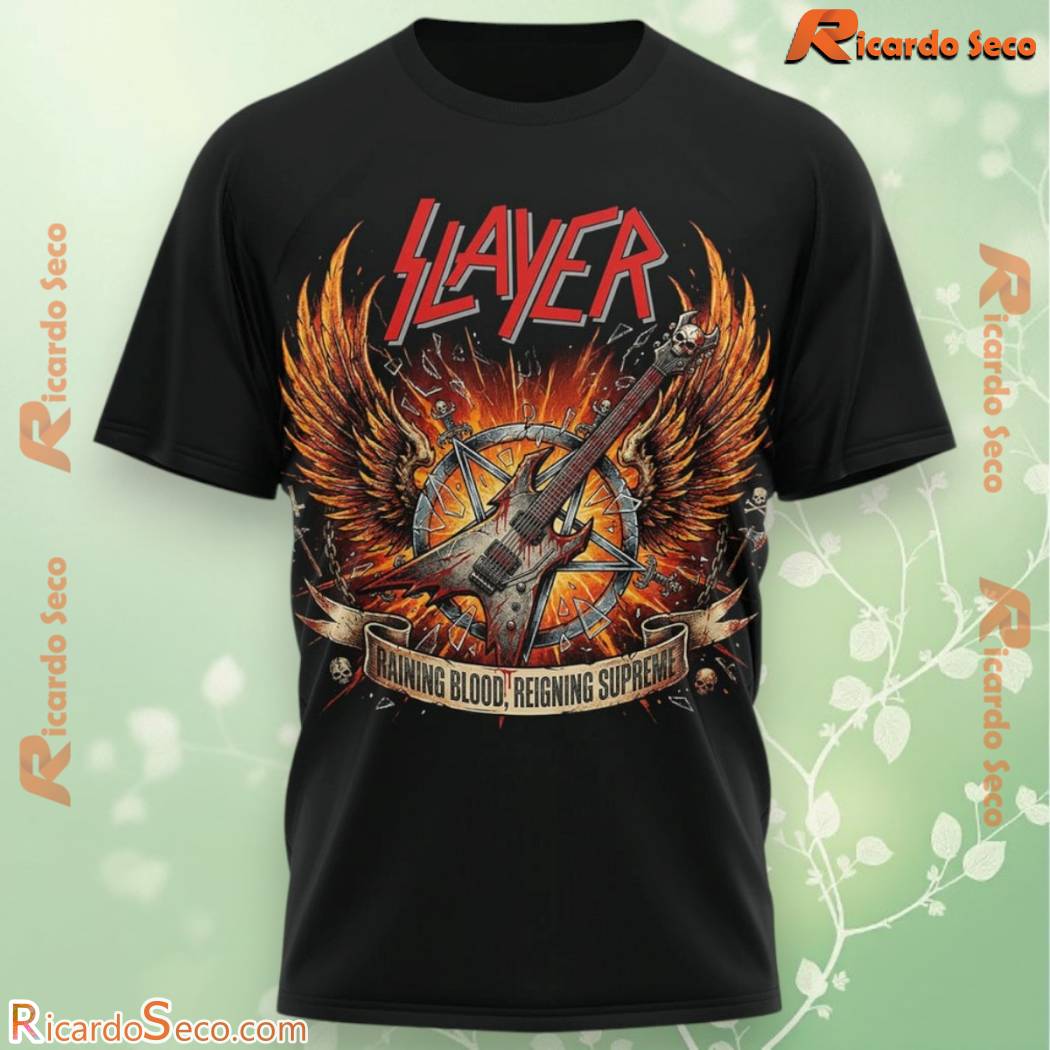 Slayer Reign In Blood Premium 3D T-shirt-a Slayer Reign In Blood Premium 3D T-shirt-a r82vd5B