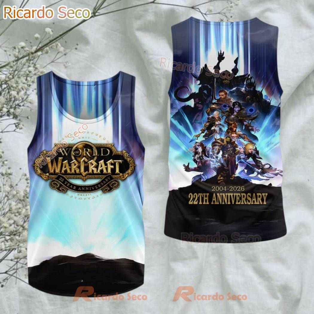 World Of Warcraft 22th Anniversary 2004 2026 3D T-shirt-c kosB8wZ