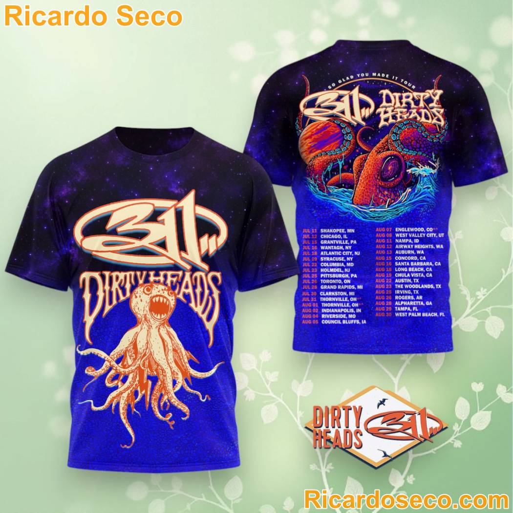 311 & Dirty Heads So Glad You Made It Premium 3D T-shirt 311 & Dirty Heads So Glad You Made It Premium 3D T-shirt 1pBVU5M