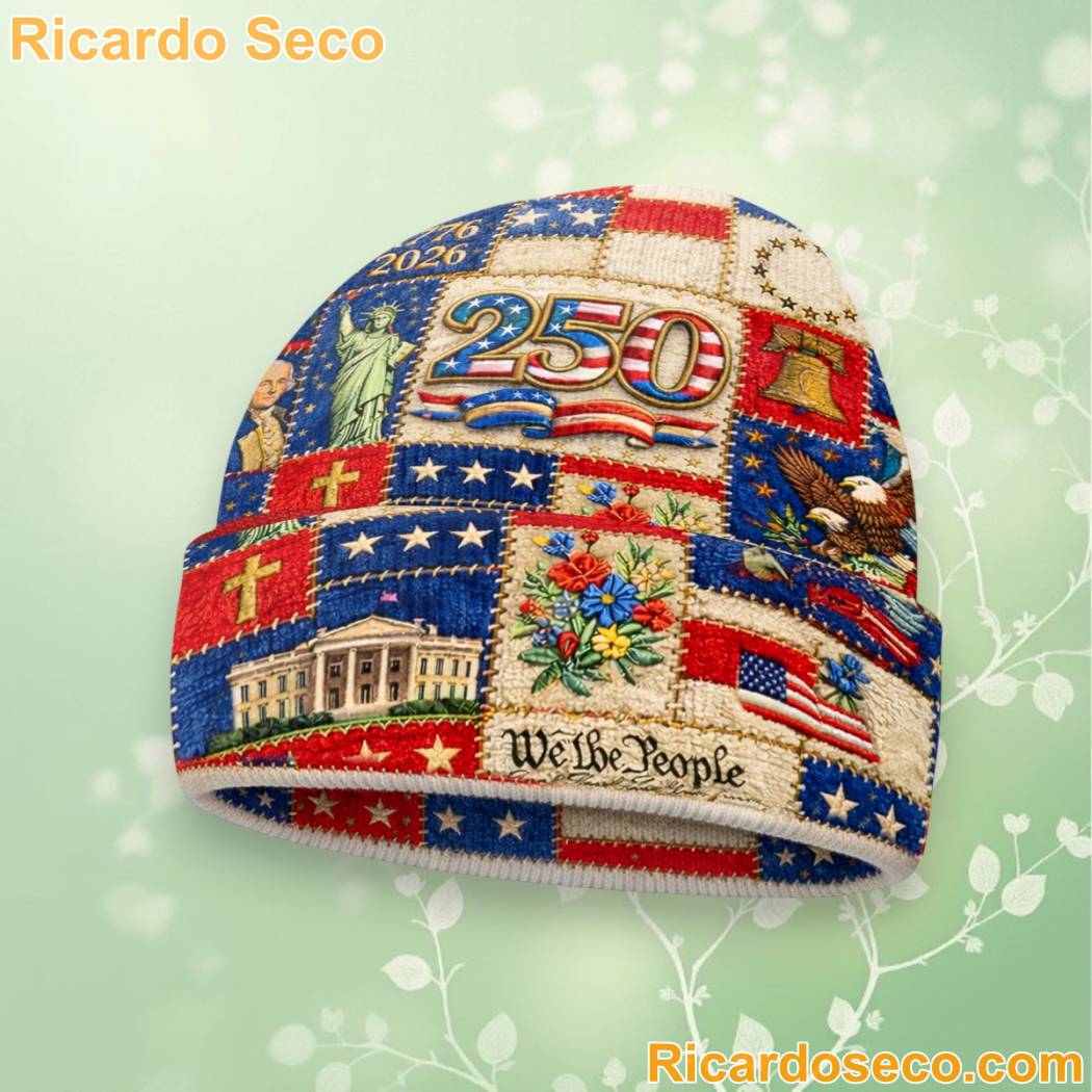 America 250 Years We The People Premium Beanie Hat EosPKGF