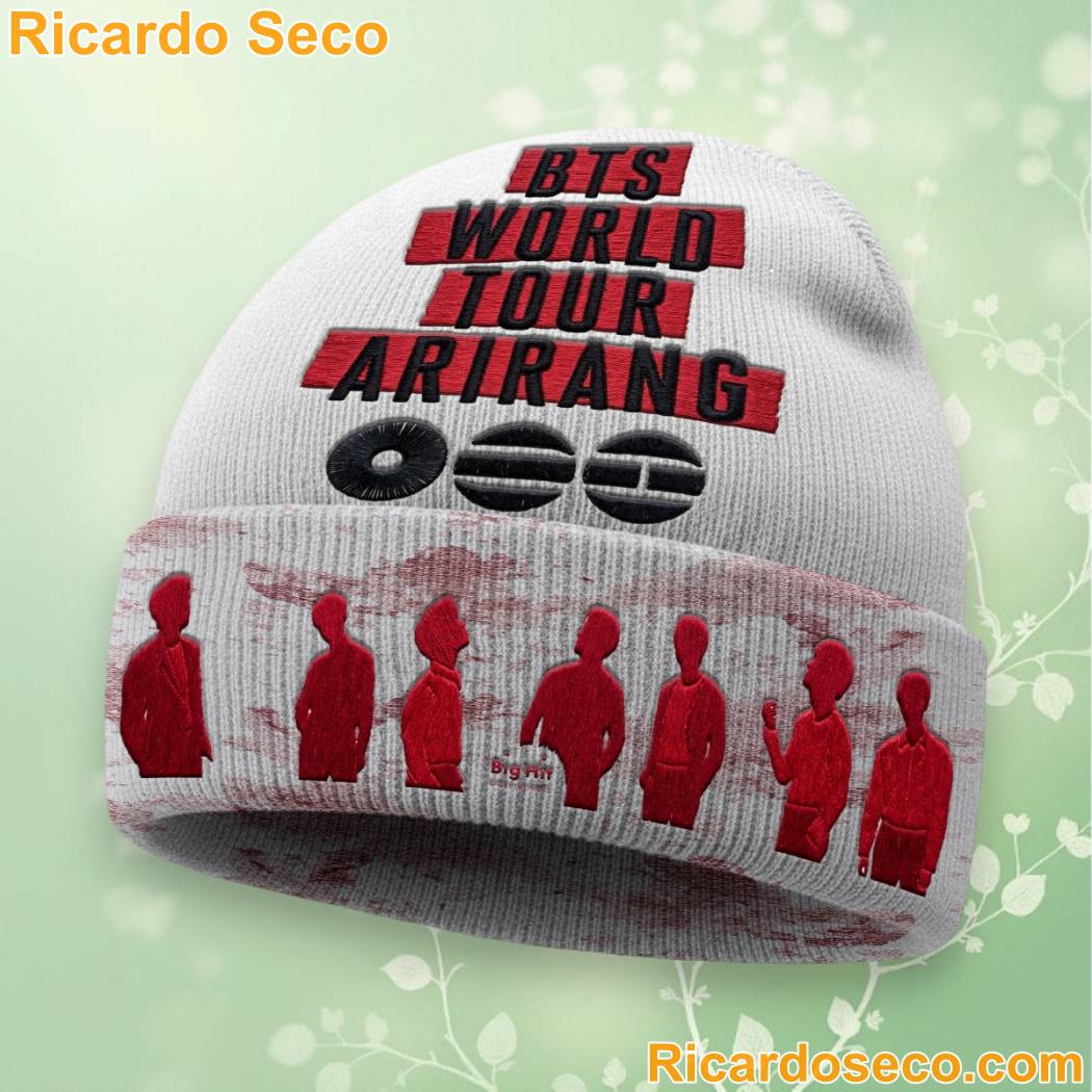 BTS World Tour Arirang Premium Beanie Hat-b F0QtVop