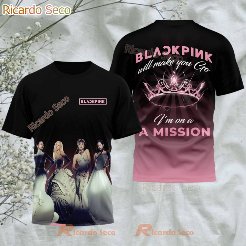 Blackpink Kpop Music Band 3D T-shirt AzHM3EU