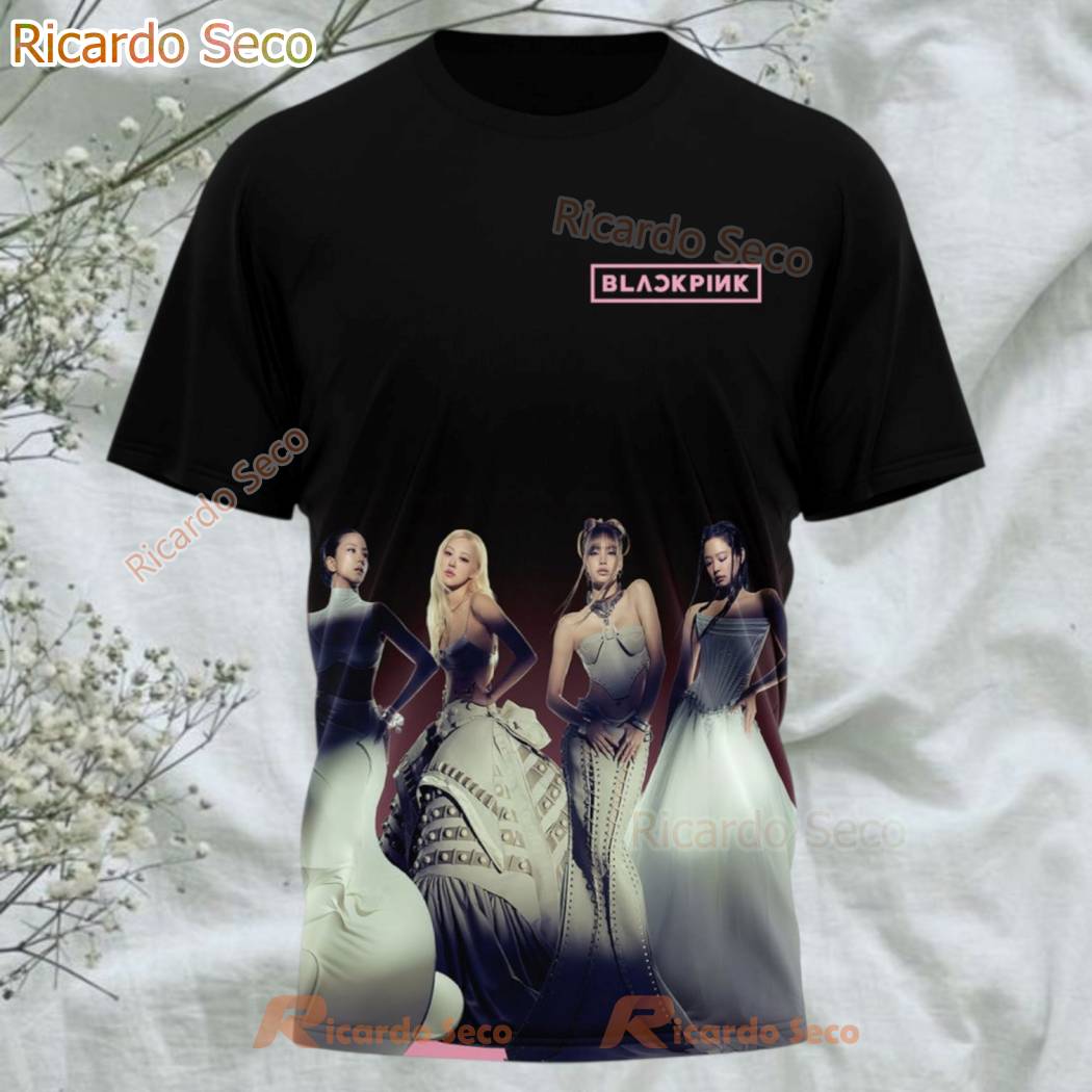 Blackpink Kpop Music Band 3D T-shirt-a FC12E8R