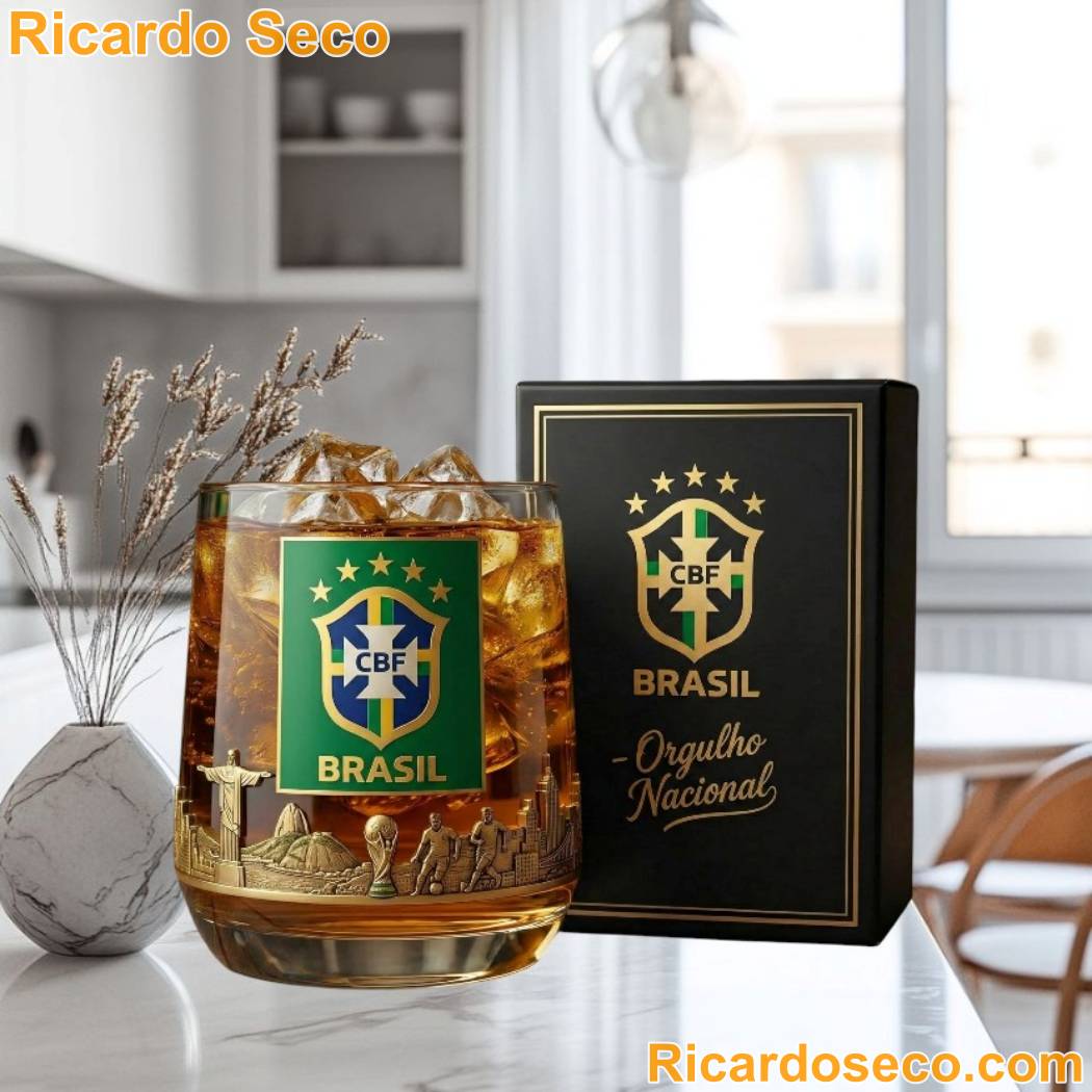 Brazil National Football Team World Cup 2026 Whiskey Glass jpfnl8I