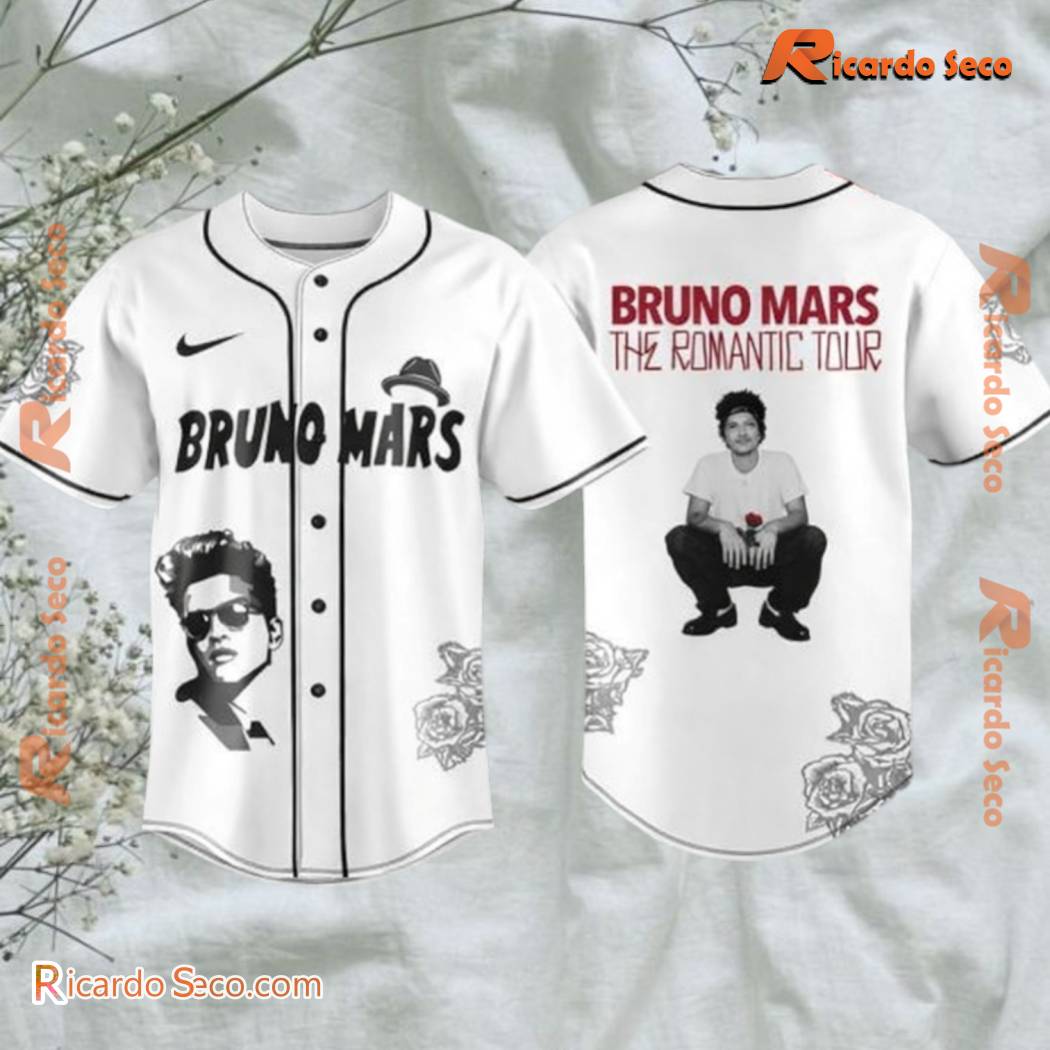 Bruno Mars The Romantic Tour 2026 Baseball Jersey Bruno Mars The Romantic Tour 2026 Baseball Jersey SoJMVgR