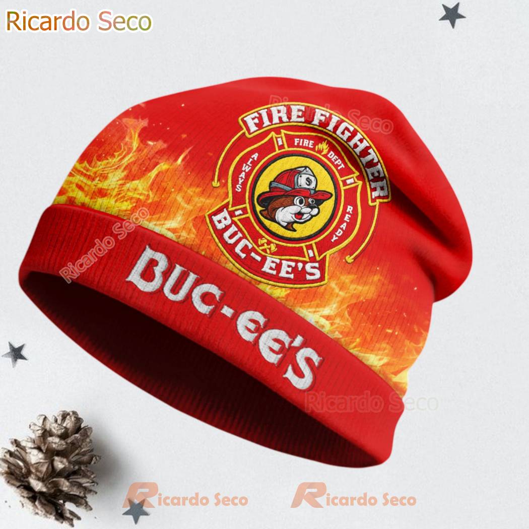 Bucee's Fire Fighter First In Last Out Beanie Hat baf0ZSw