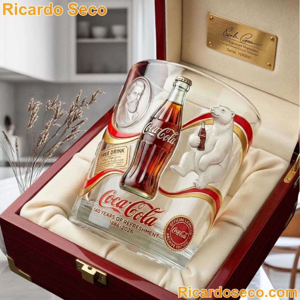 Coca Cola 140 Years Of Refreshment 1886 2026 Whiskey Glass nEW3eqM