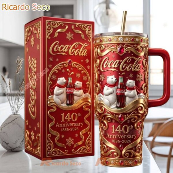 Coca-Cola 140th Anniversary 1886-2026 Commemorative Tumbler
