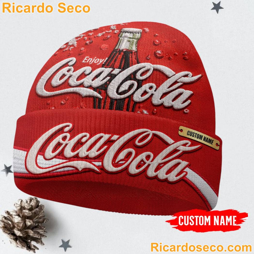 Coca Cola Enjoy Premium Beanie Hat yflvr62