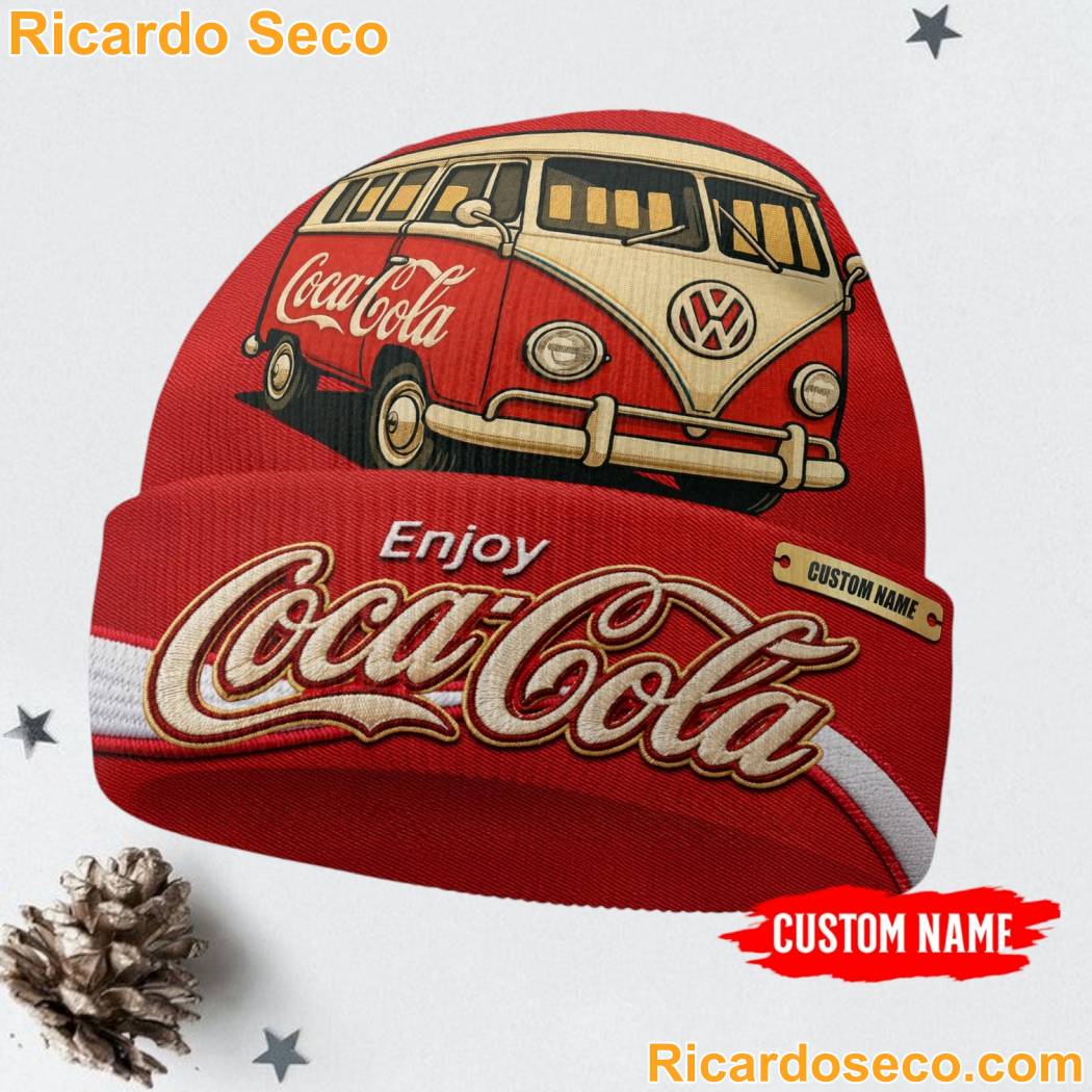 Coca Cola Enjoy Premium Beanie Hat-b wVtvzT3