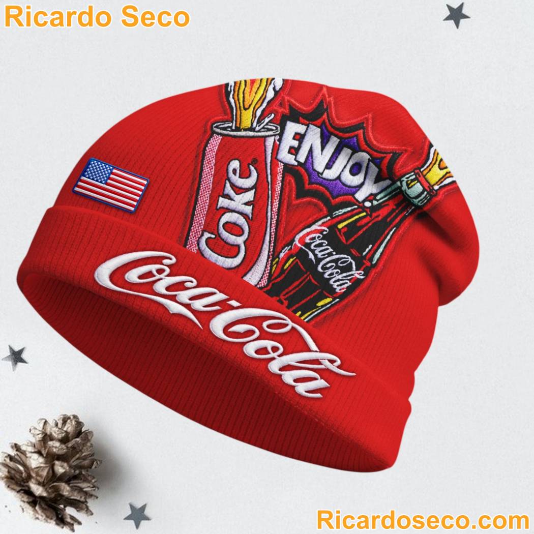 Coca Cola Premium Beanie Hat-a Coca Cola Premium Beanie Hat-a qvlkgUI
