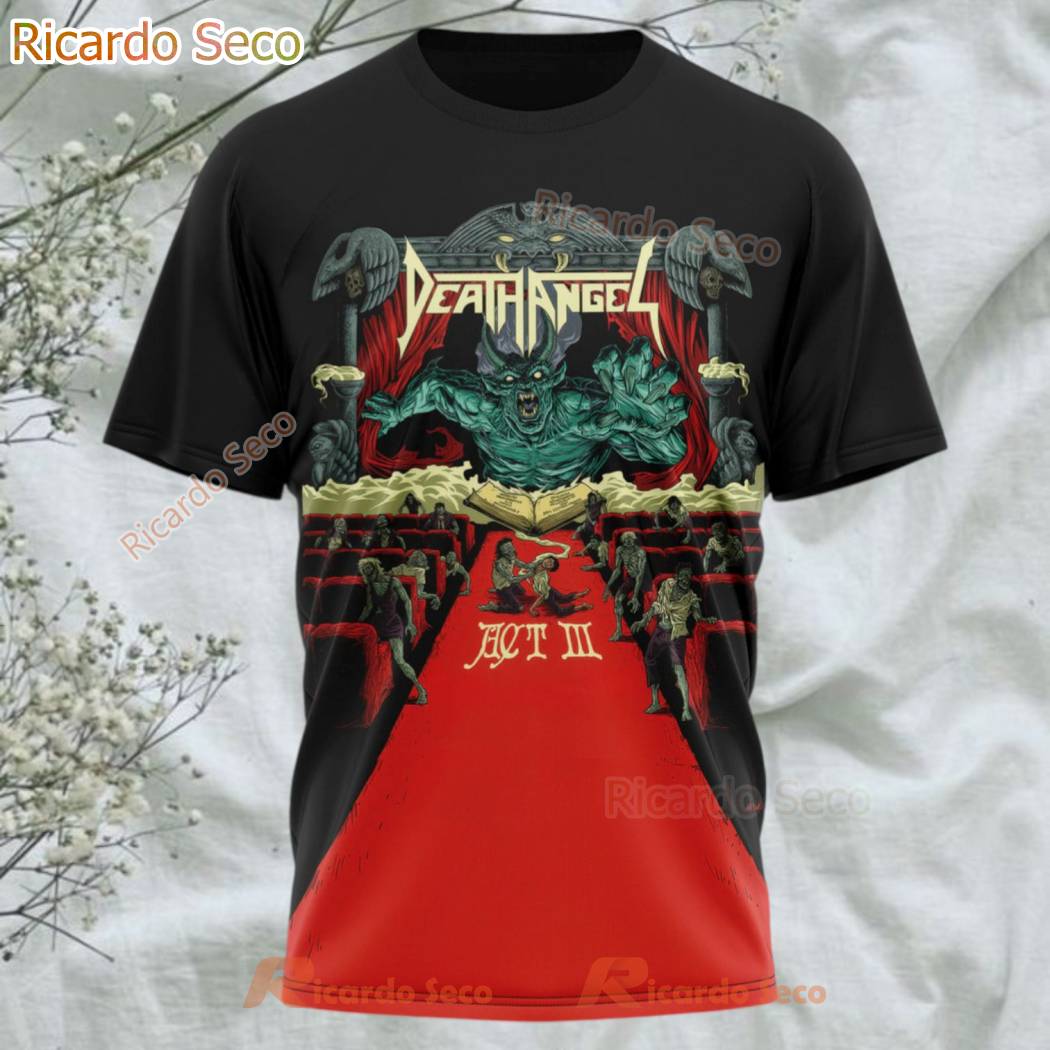 Death Angel Act III US Tour 2026 3D T-shirt-a Death Angel Act III US Tour 2026 3D T-shirt-a ZhyaKQf