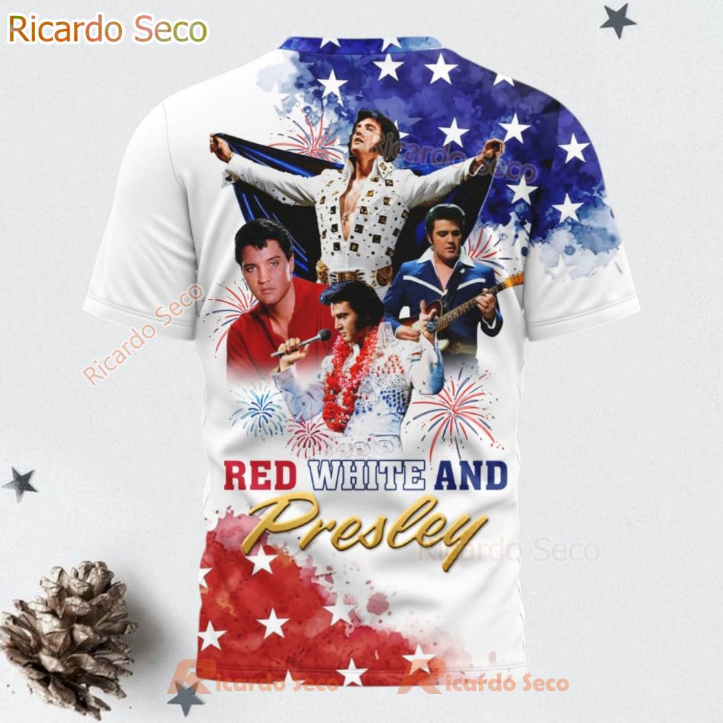 Elvis Presley 250 Years Of Freedom USA 3D T-shirt-b SKpMto6