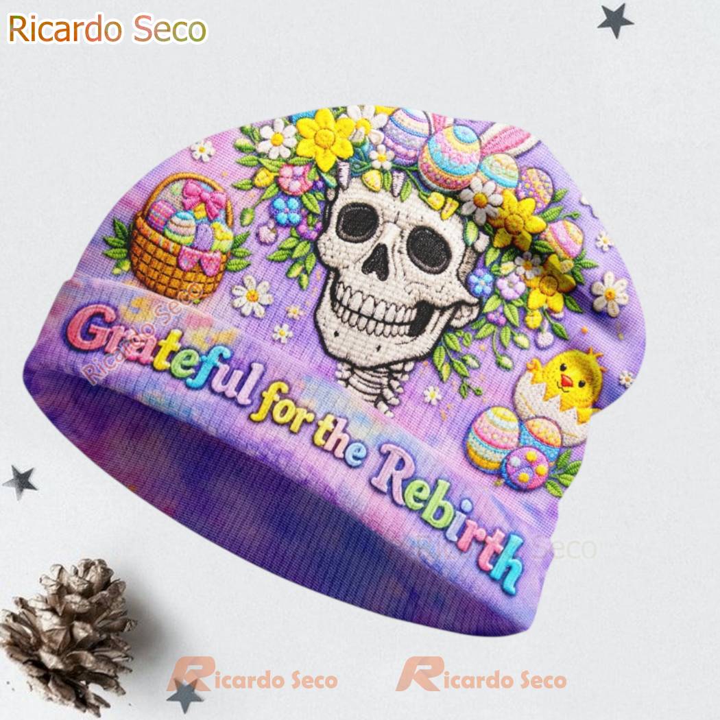 Grateful Dead Easter Deadhead Beanie Hat-a HTxlnrw