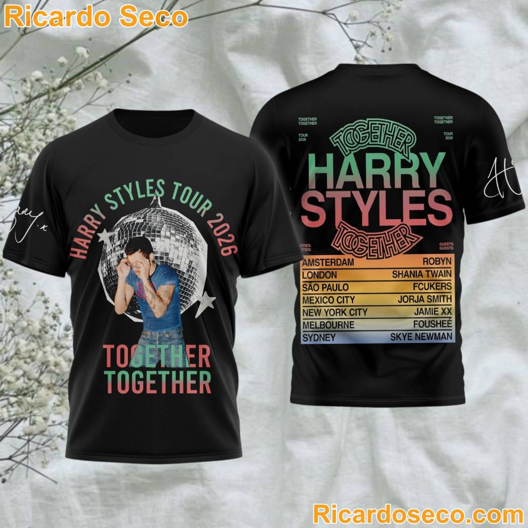 Harry Styles Together Together Tour 2026 3D T-shirt 67StxvU
