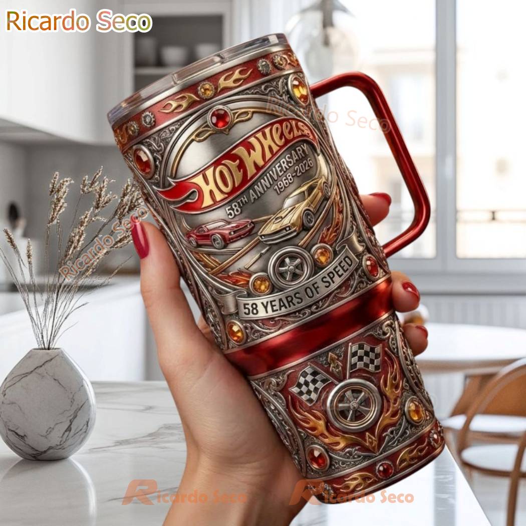 Hot Wheels 58th Anniversary 1968-2026 Tumbler-a c5vEbfB