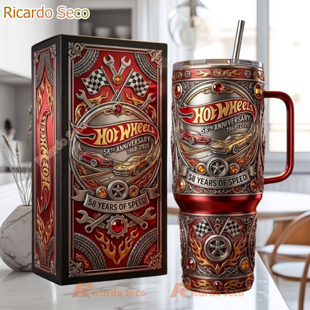 Hot Wheels 58th Anniversary 1968-2026 Tumbler yjOXUcV