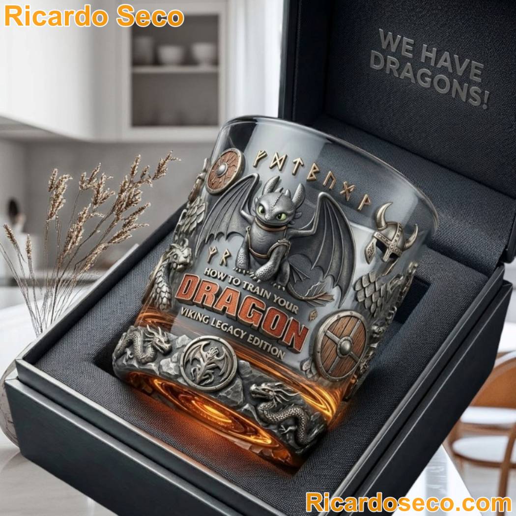 How To Train Your Dragon Viking Legacy Edition Whiskey Glass YrWqZmv
