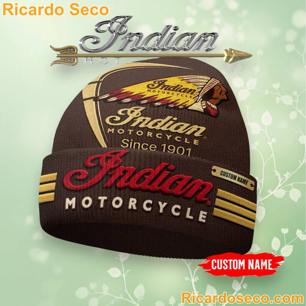 Indian Motorcycle Premium Beanie Hat-b KYso39d