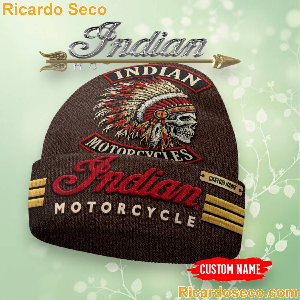 Indian Motorcycle Premium Beanie Hat-x iVxLfO1