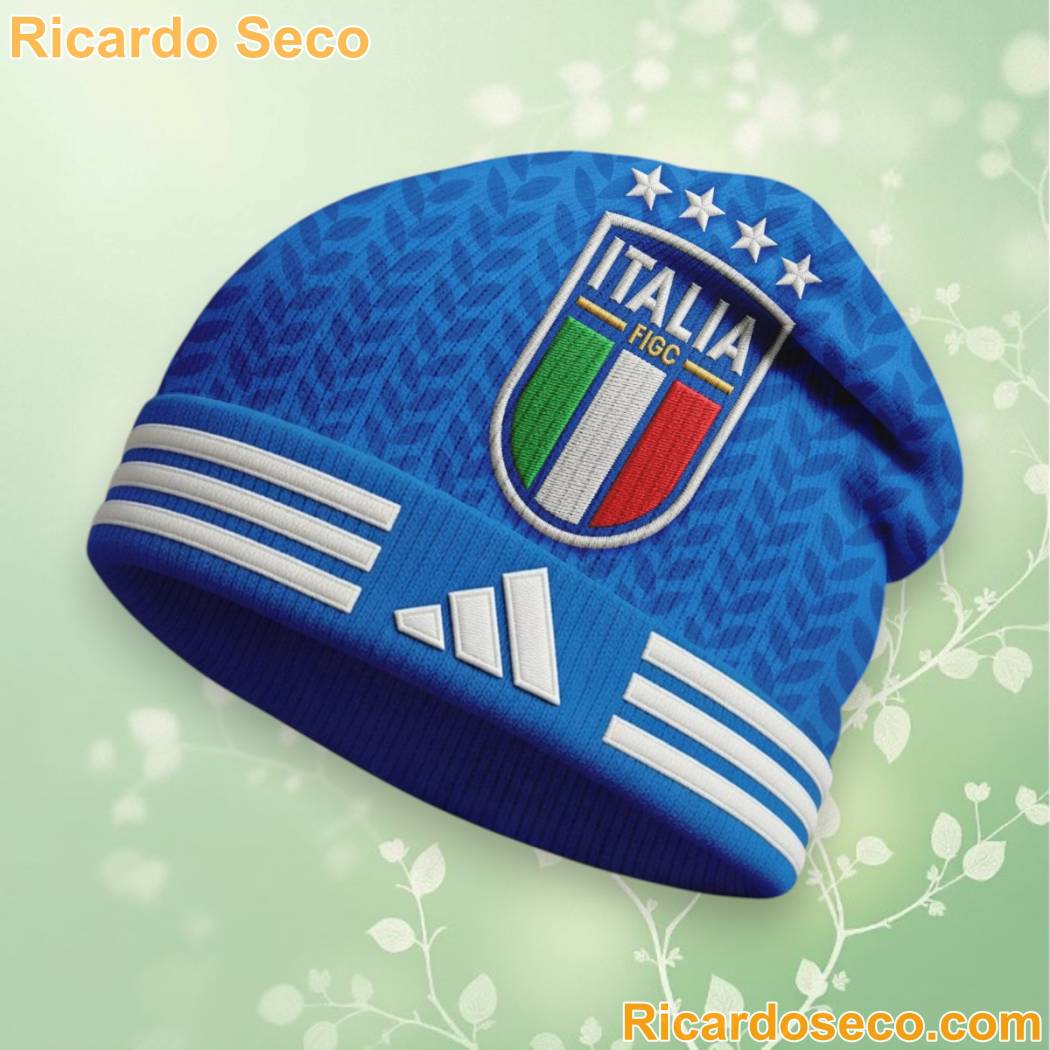 Italia FIGC World Cup Premium Beanie Hat AegnB3v