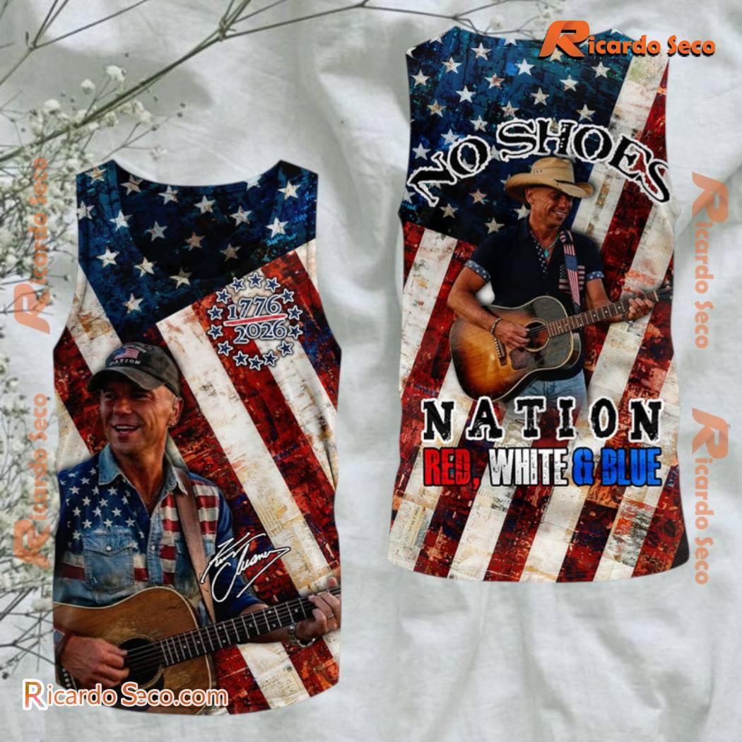 Kenny Chesney No Shoes Nation Red White & Blue 3D T-shirt-b Kenny Chesney No Shoes Nation Red White & Blue 3D T-shirt-b 2iNJrXH