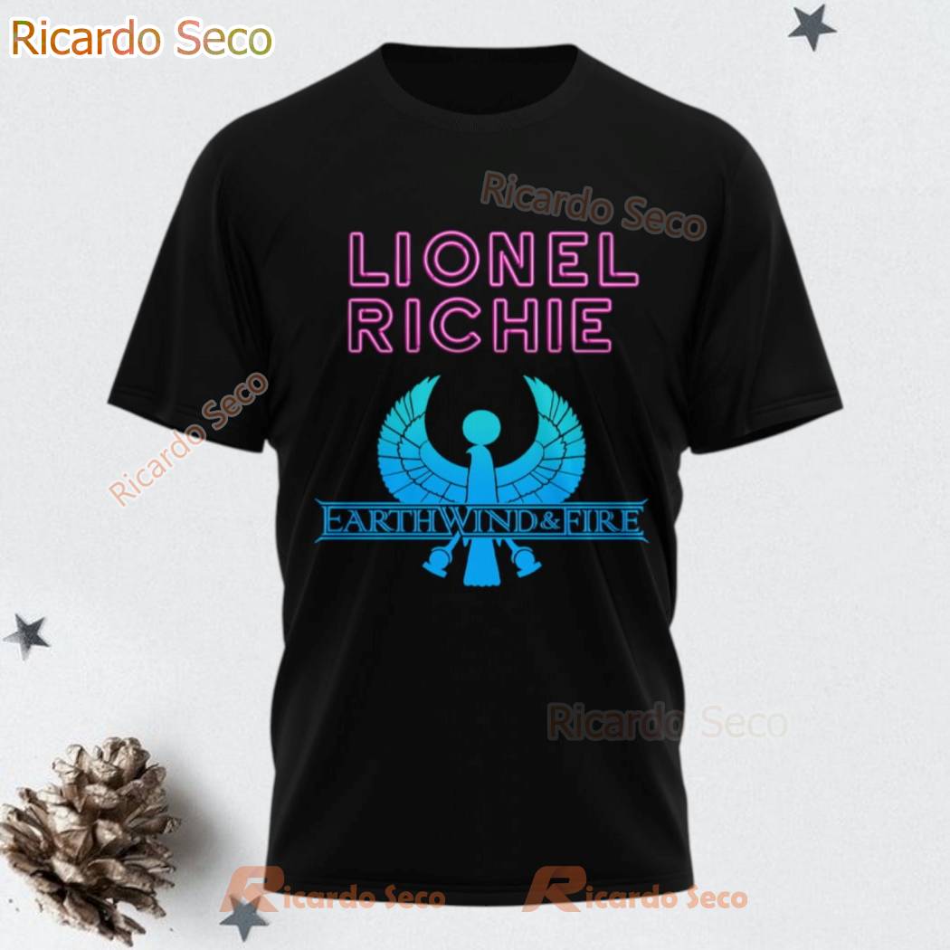 Lionel Richie Sing A Song All Night Long Earth Wind & Fire 3D T-shirt-a rC80H2q