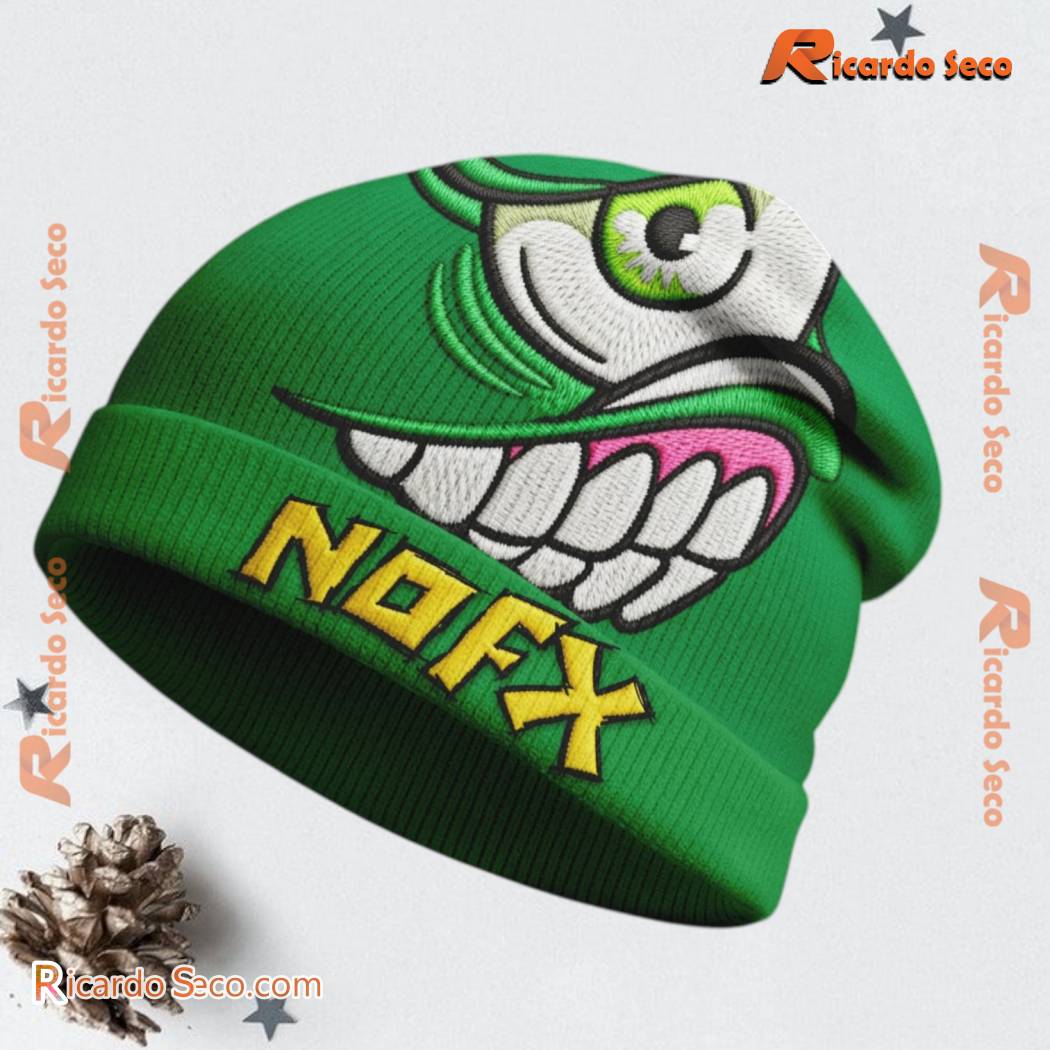 NOFX Punk Rock Music Band Premium Beanie Hat-b JNB5oi9