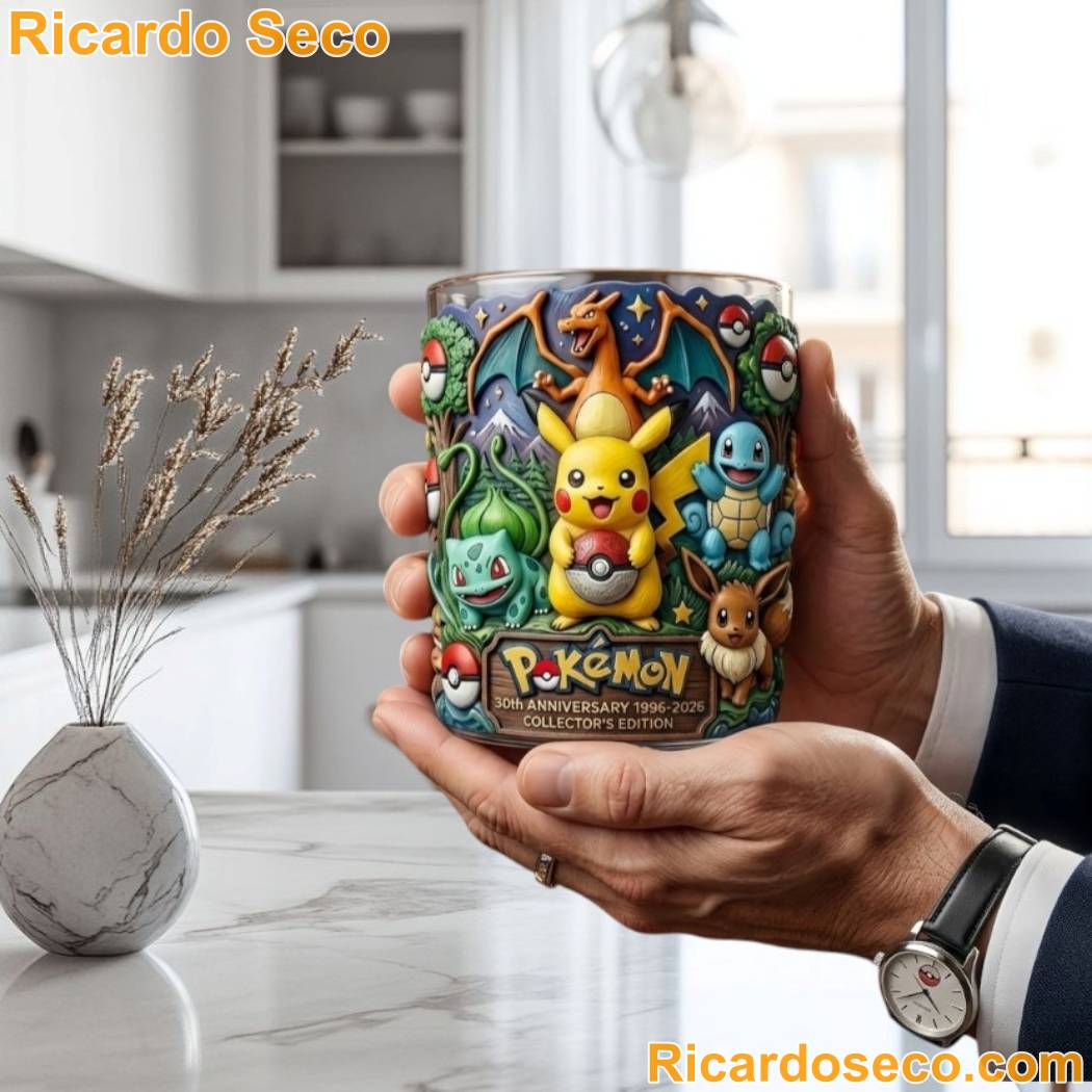 Pokémon 30th Anniversary Colletors Edition Whiskey Glass-a a4A5Hbm