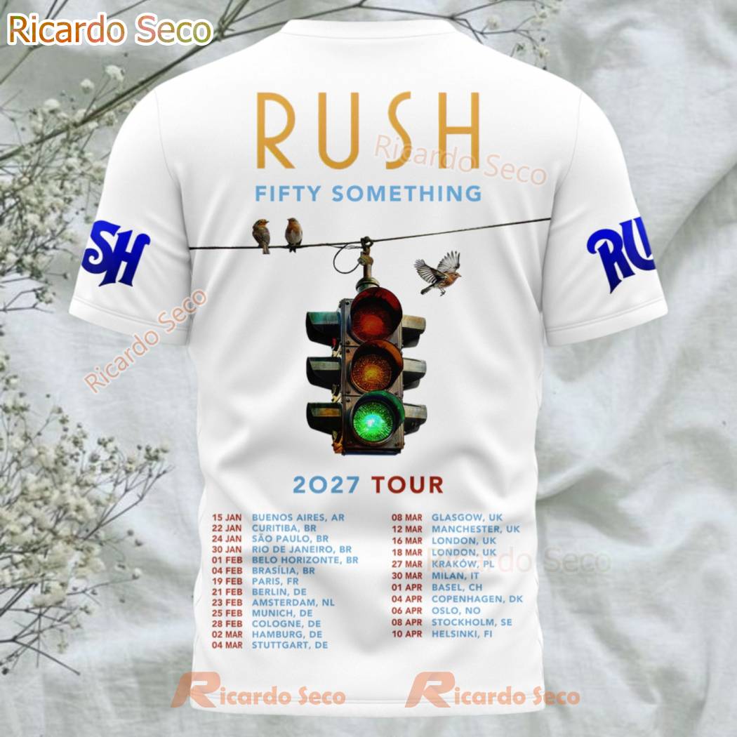 Rush Fifty Something 2027 Tour 3D T-shirt-b 34qYVLP