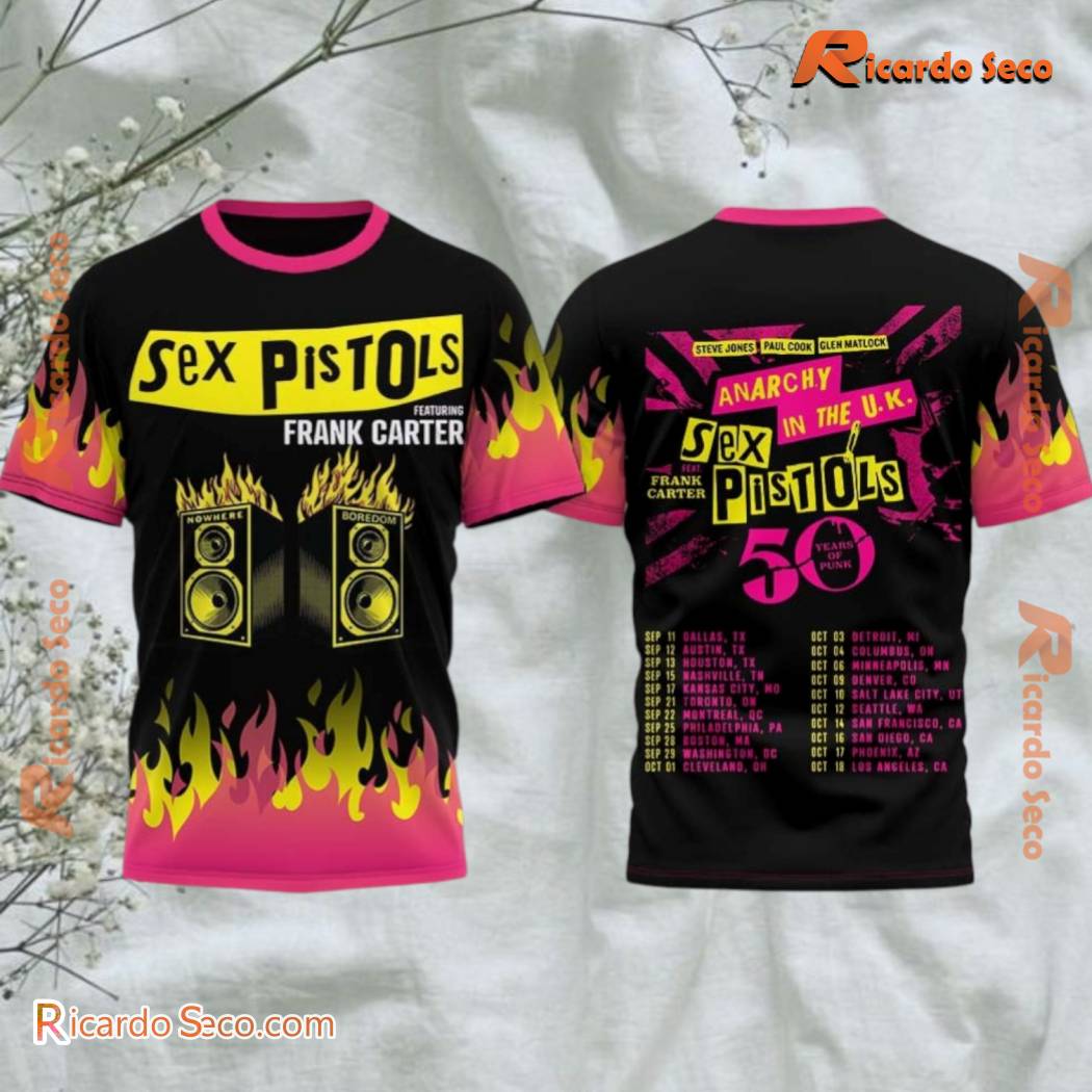Sex Pistols Featuring Frank Carter Premium 3D T-shirt Sex Pistols Featuring Frank Carter Premium 3D T-shirt 41mTZVX
