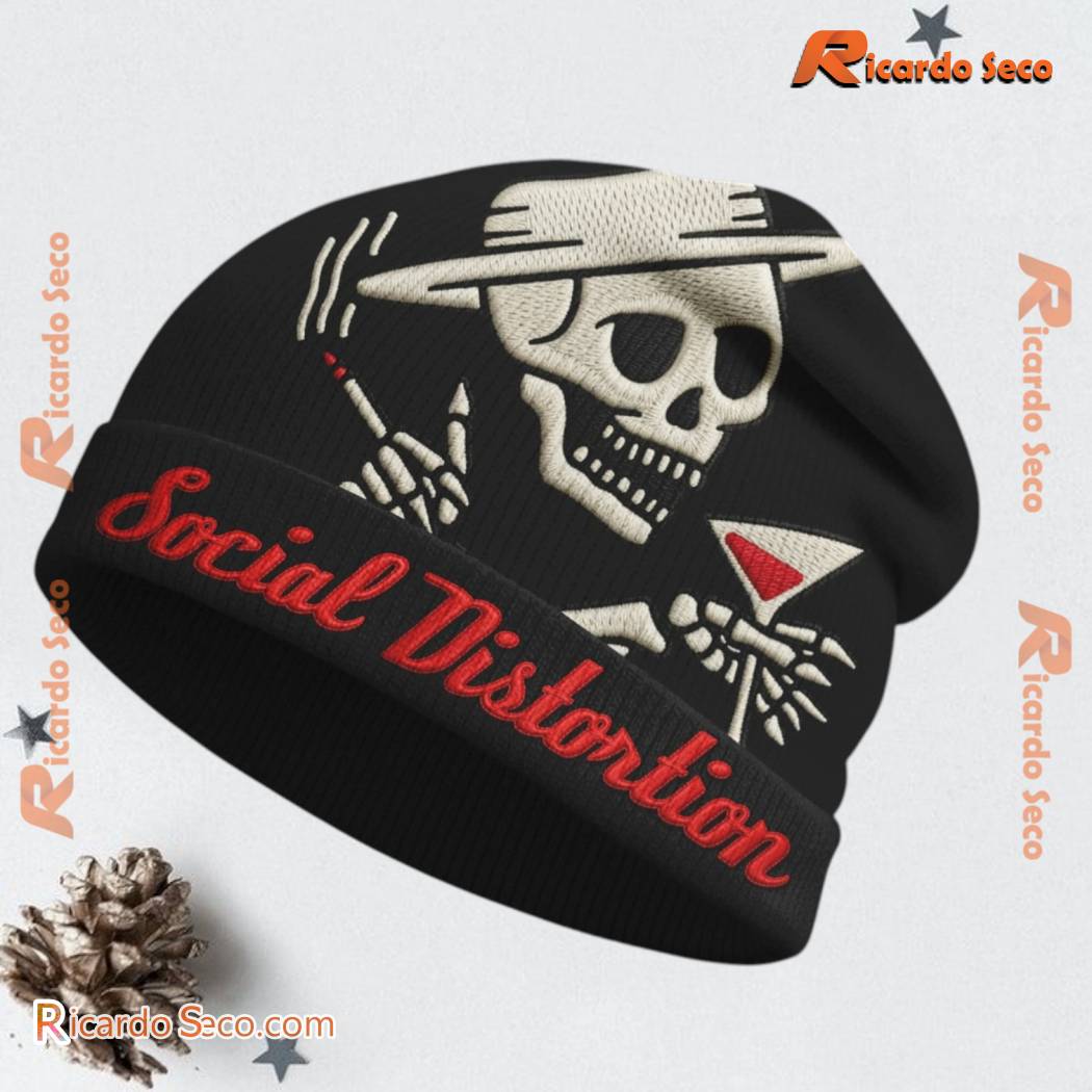 Social Distortion Punk Rock Music Band Premium Beanie Hat-c Lyx2cOu
