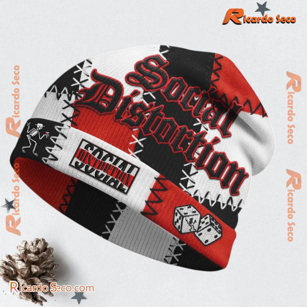 Social Distortion Punk Rock Music Band Premium Beanie Hat C7oZh2i