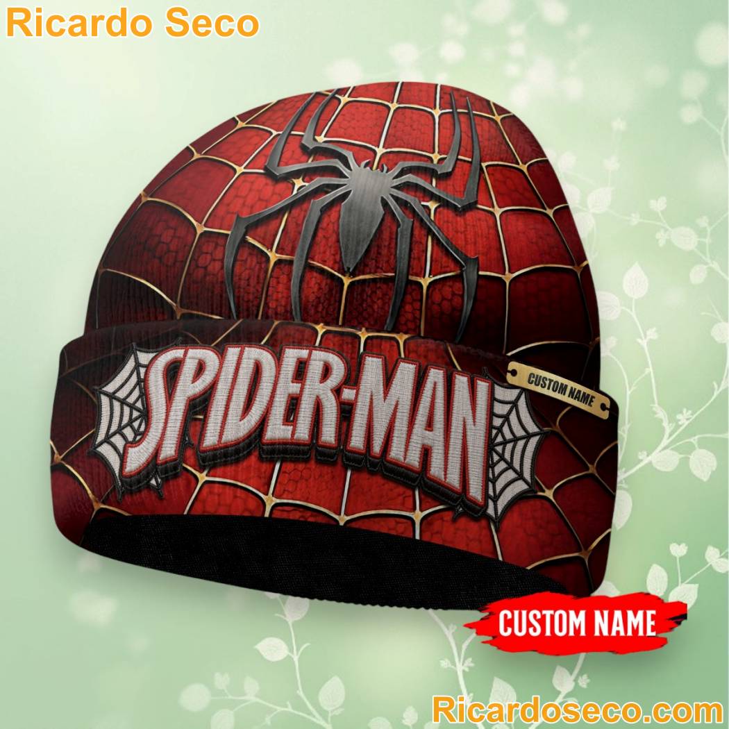 Spider Man With Great Power Comes Great Responsibility Beanie Hat Spider Man With Great Power Comes Great Responsibility Beanie Hat rusEbci