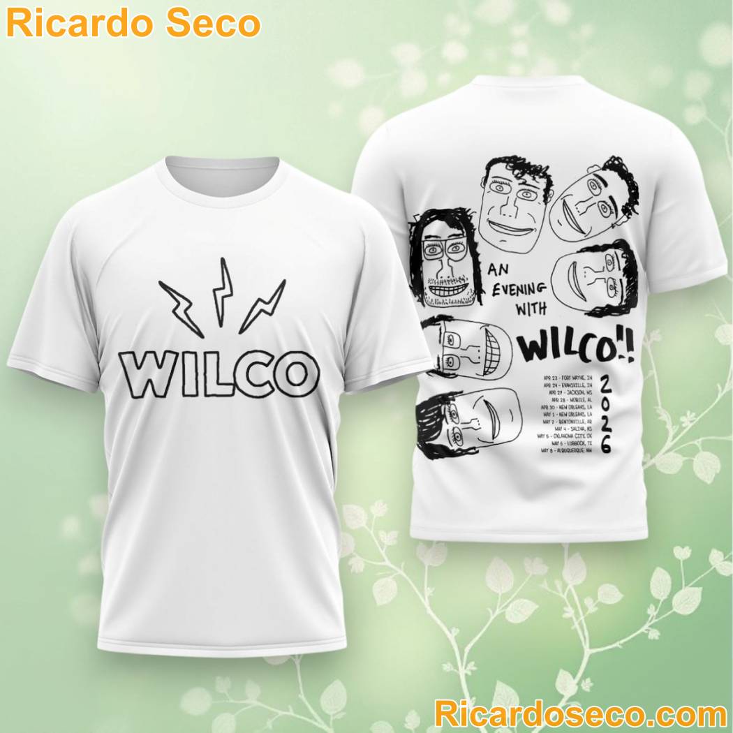 Wilco An Evening With Wilco Tour 2026 T-shirt Wilco An Evening With Wilco Tour 2026 T-shirt vlCZndR
