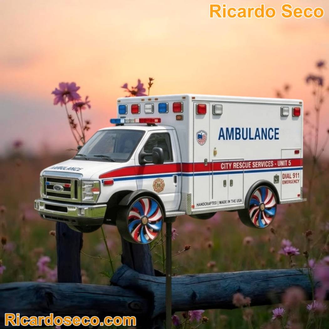 Ambulance Edition Limited Garden Wind Spinner KeVcjmH
