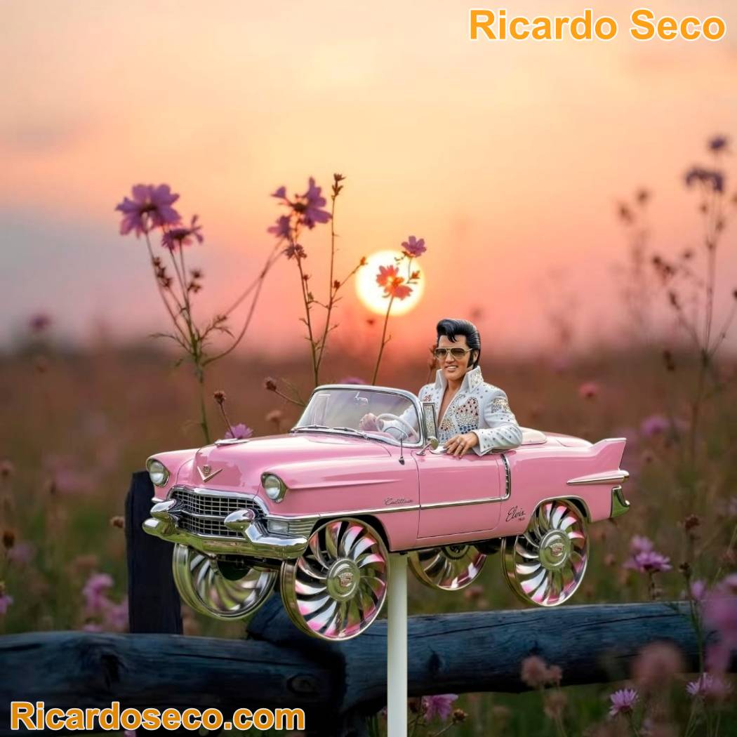 Elvis Presley Garden Wind Spinner LNAfJTQ