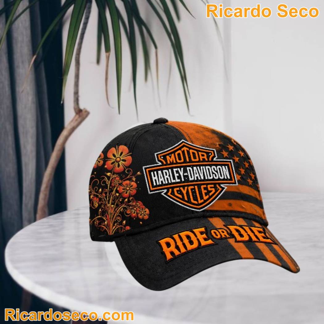 Harley Davidson Motor Cycles Ride Or Die Classic Cap fVsjX6G