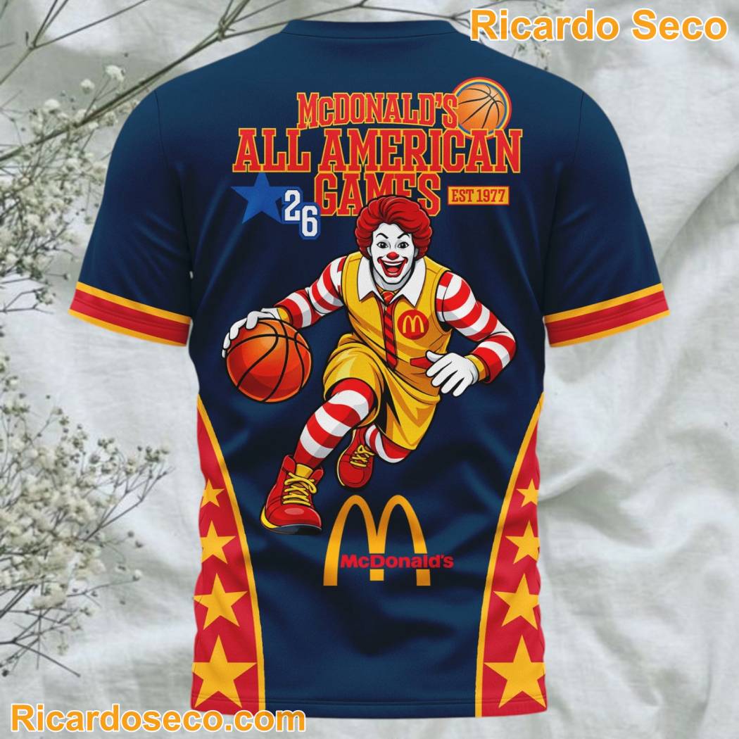 McDonald's All-American Game 3D T-shirt-b q0S1GTf